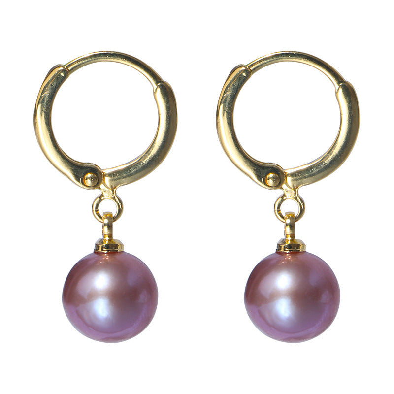 Fashion 14K Gold Freshwater Pearl Earrings