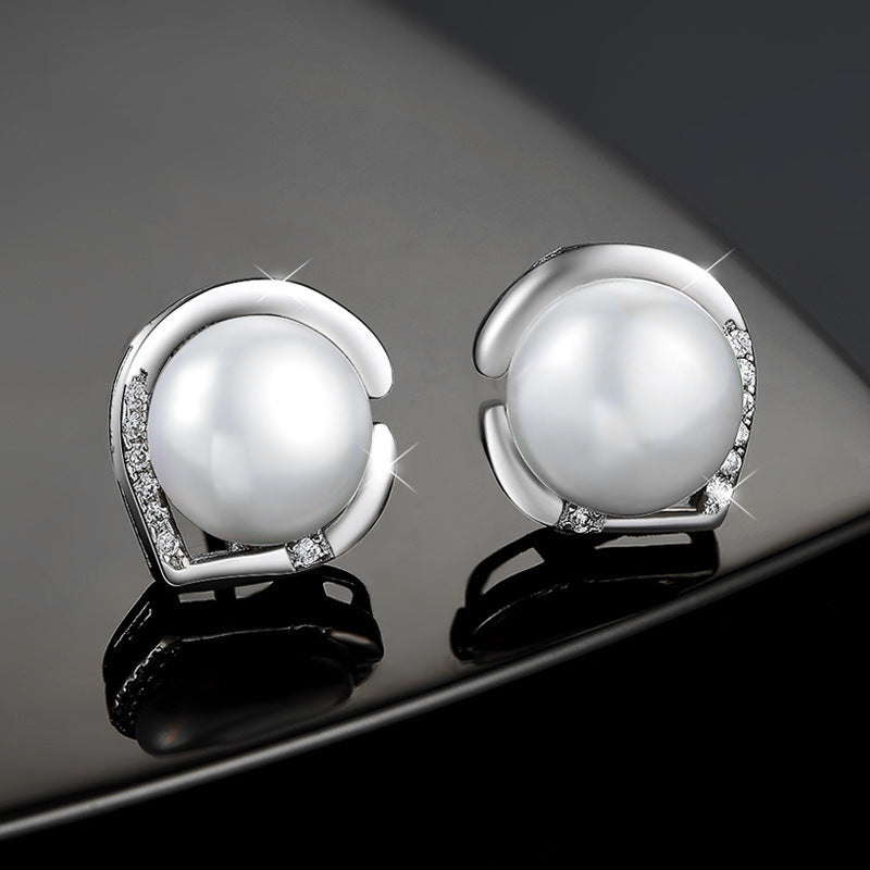 Pearl earrings