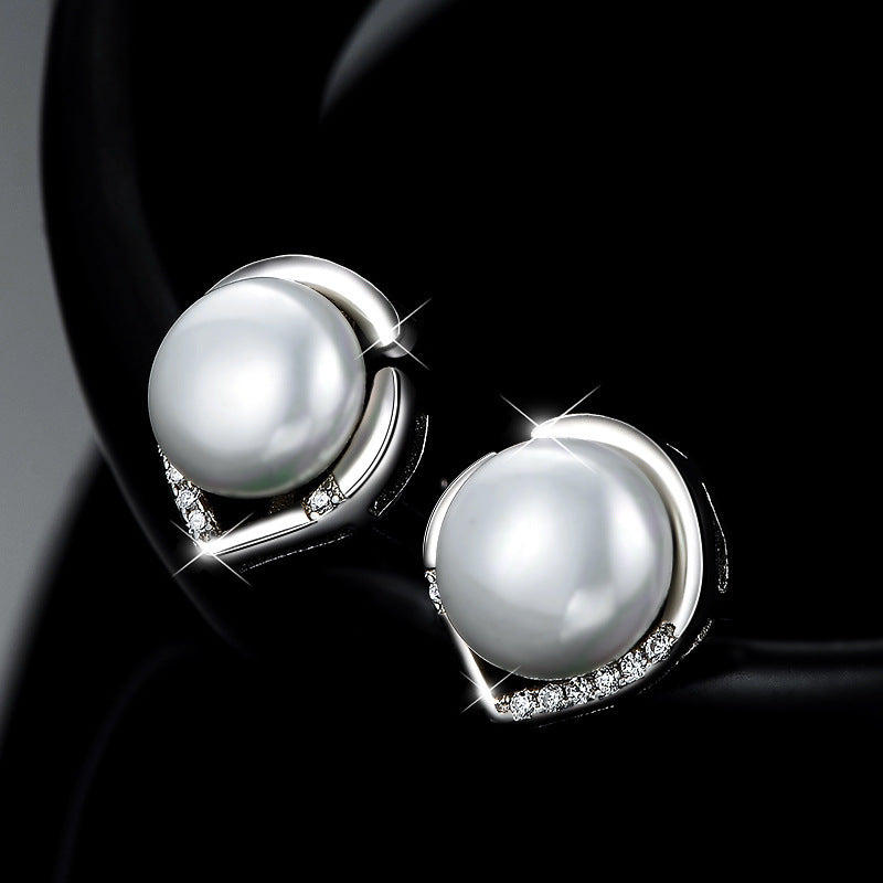 Pearl earrings