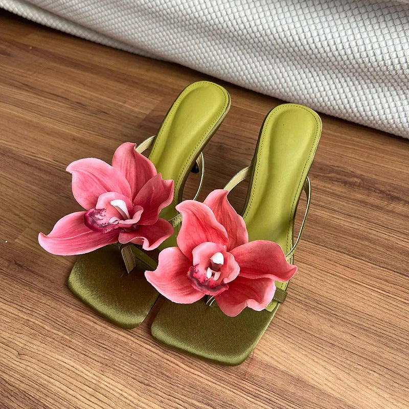 Outer Wear Half Slippers