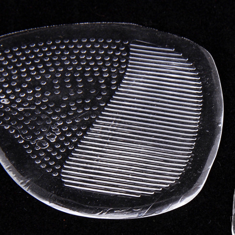 Silicone Transparent Pad Adjustable Shoe Size Crystal Half Insole