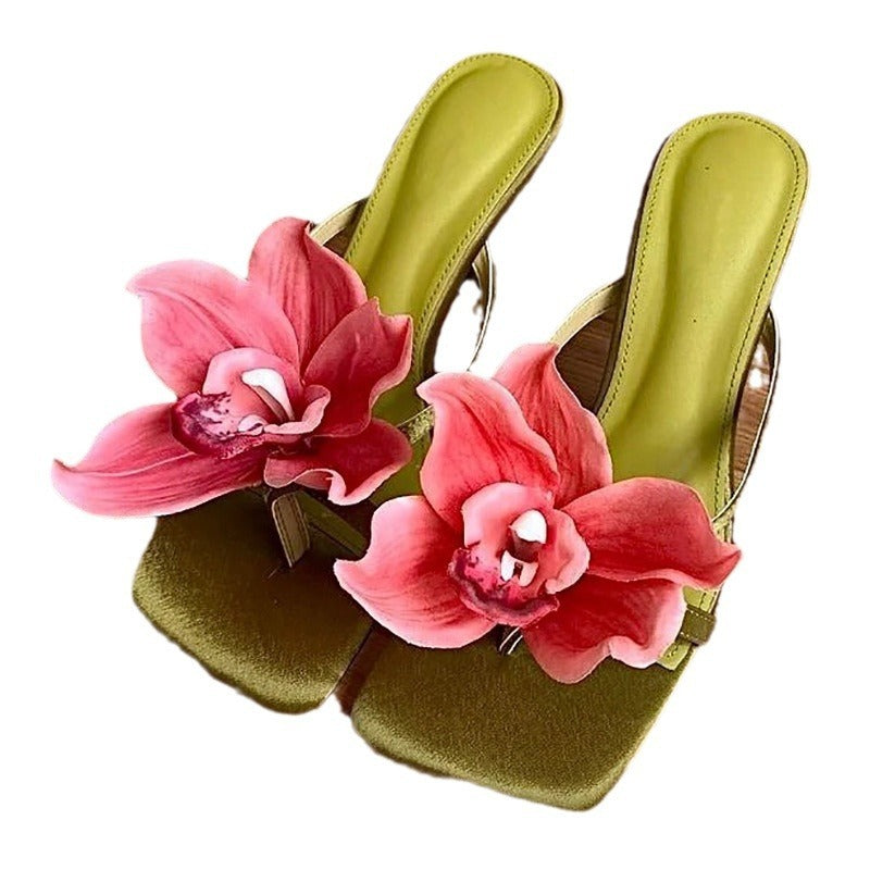 Outer Wear Half Slippers