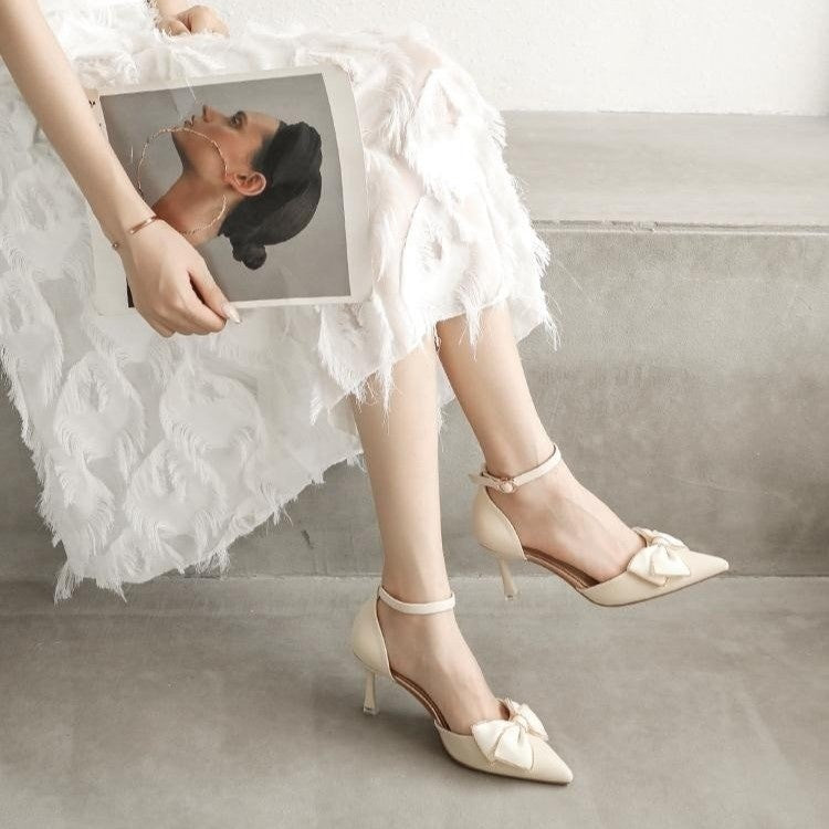 Women's Bow Buckle Stiletto