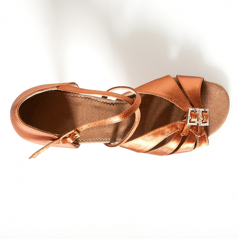 Diamond Buckle High-end Heels