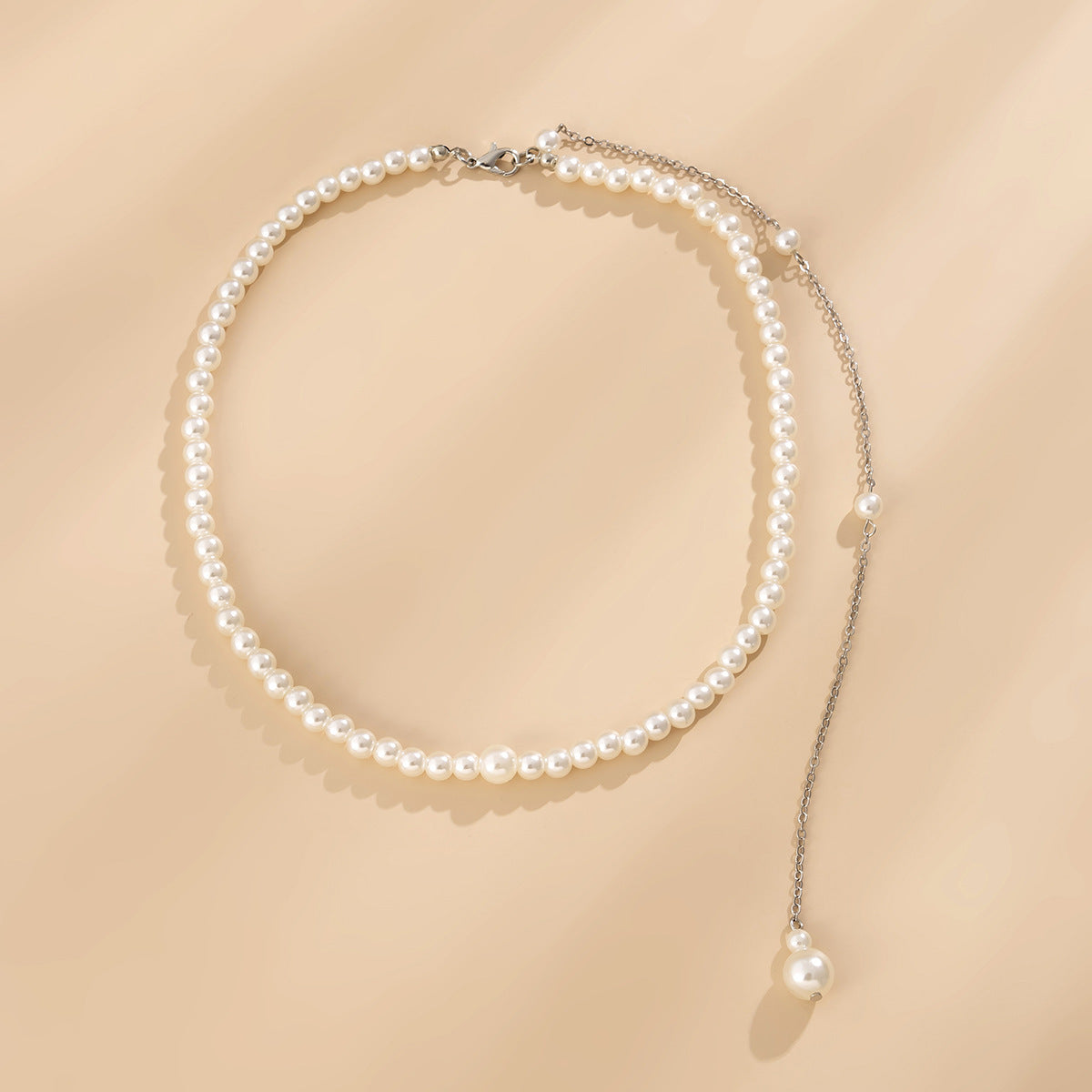 Sexy Pearl Pendant Tassel Chest Chain