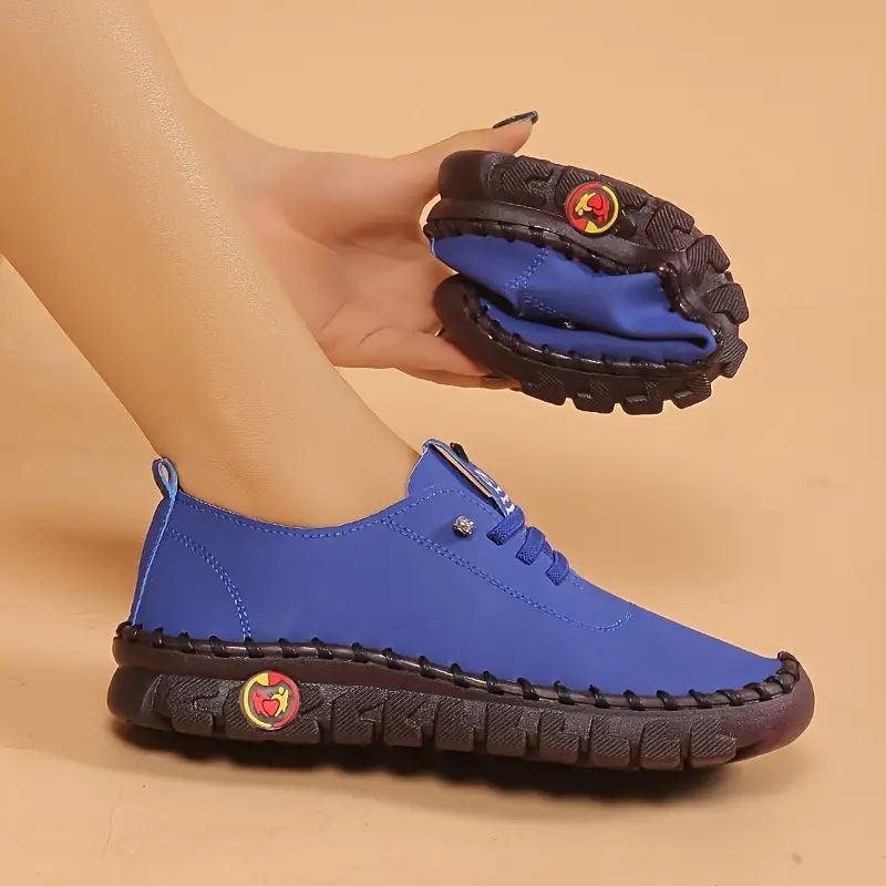Beef Tendon Soft Bottom Mom Shoes Women's Plus Size Handmade Stitching