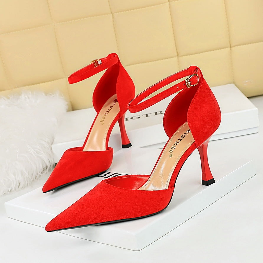 Shallow Mouth Pointed-toe heels