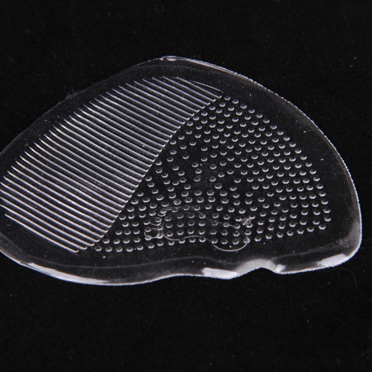 Silicone Transparent Pad Adjustable Shoe Size Crystal Half Insole