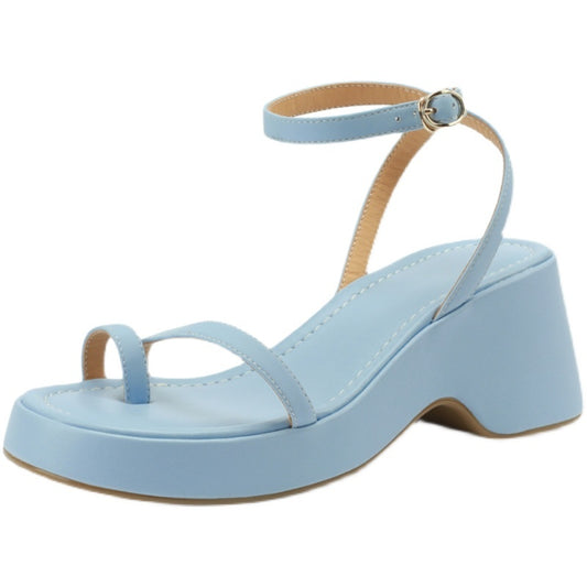 Women's Fashionable Platform Toe Strappy Sandals