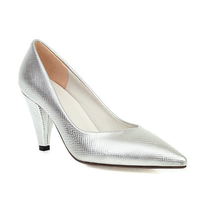 Cone-shaped Pointed Heels