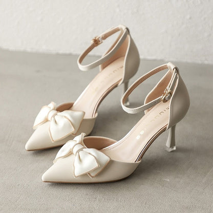 Women's Bow Buckle Stiletto