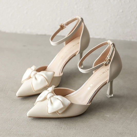 Women's Bow Buckle Stiletto