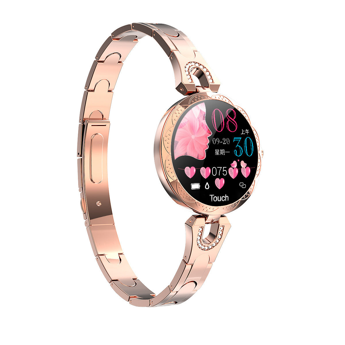 Wearable Device Heart Rate Monitor Sports Smartwatch for Women