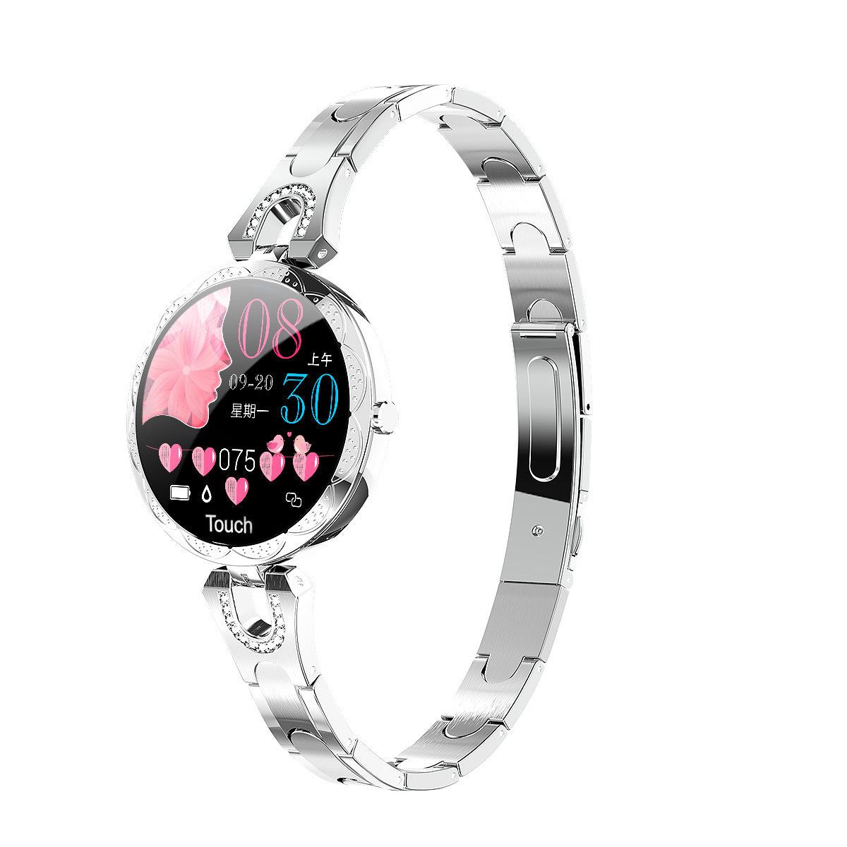 Wearable Device Heart Rate Monitor Sports Smartwatch for Women