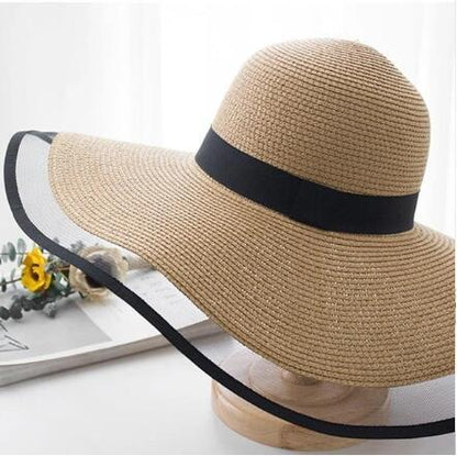 Hepburn hat female Summer sun-shade