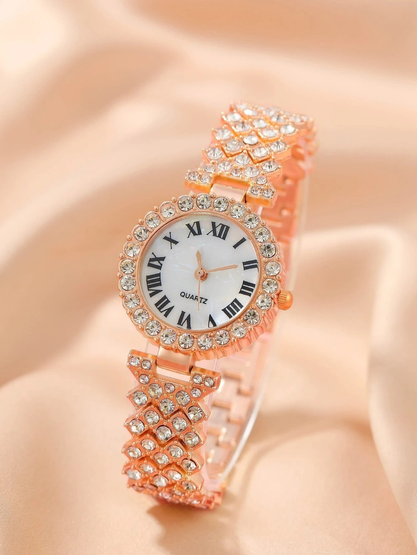 Women's Fashion Watch Gift Full Diamond Versatile High-grade Quartz Watch