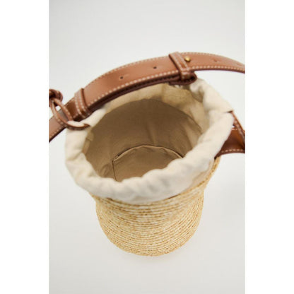 Gourd Shoulder Straw-weaved Portable Straw Hand-woven Bag