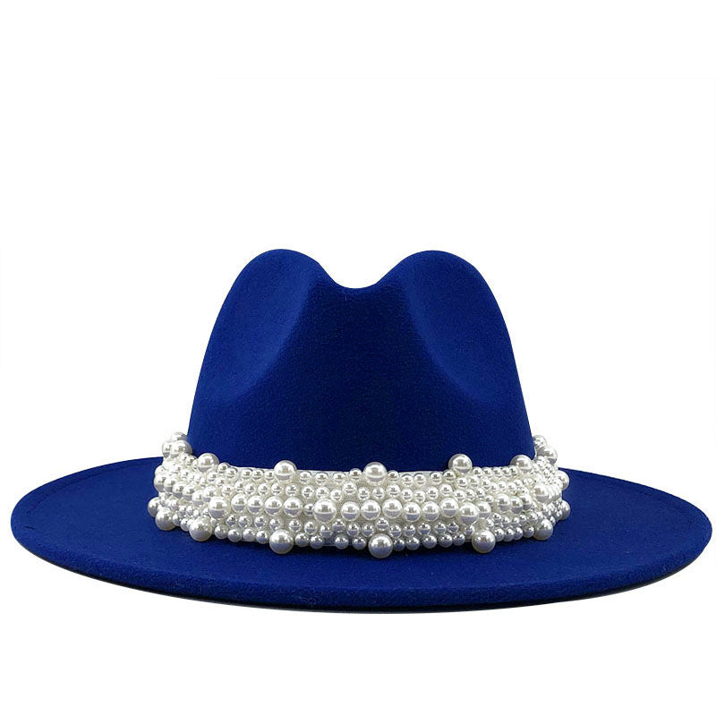 Women's pearl top hat