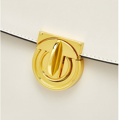 Saddle Leather Women Shoulder Bag