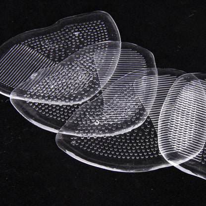 Silicone Transparent Pad Adjustable Shoe Size Crystal Half Insole