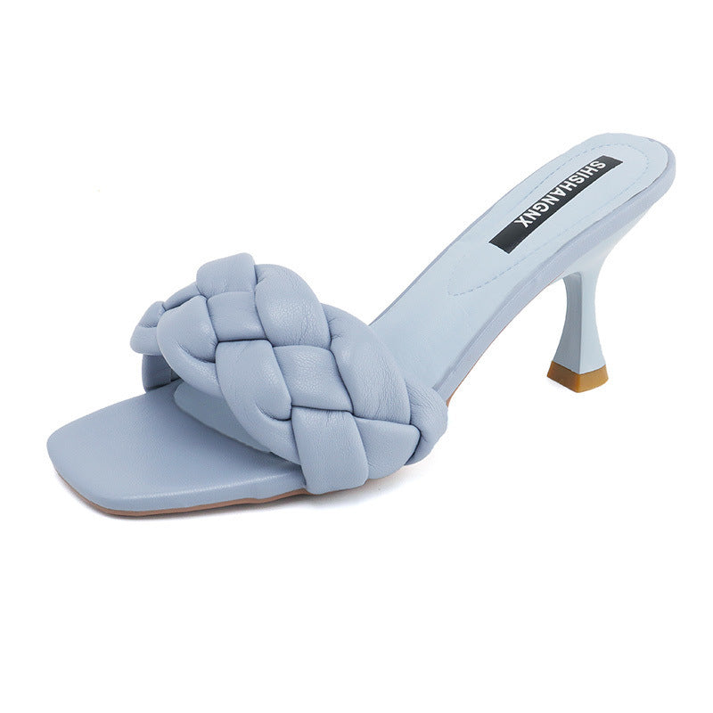 European And American Fish Mouth Thick Heel High Heels Women Sandals
