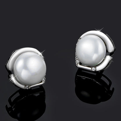 Pearl earrings