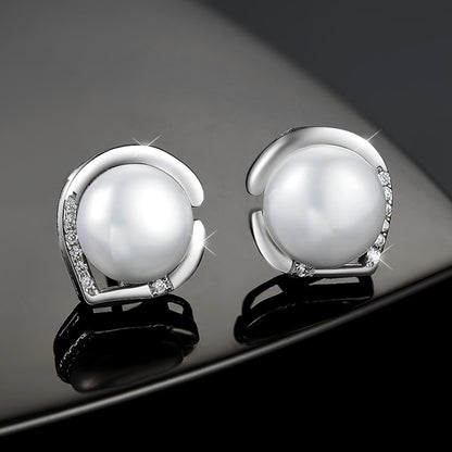 Pearl earrings