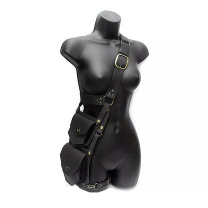 Punk Outdoor Sports Waist Bag