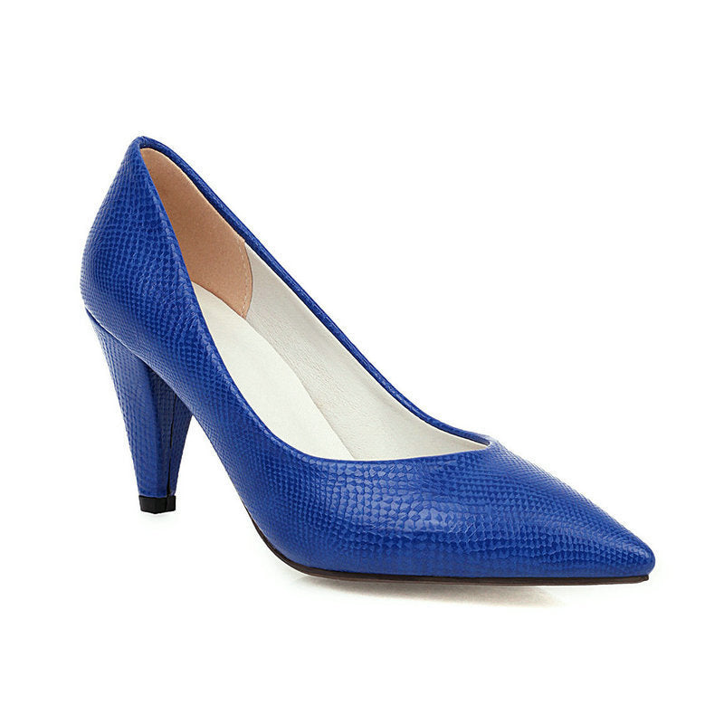 Cone-shaped Pointed Heels