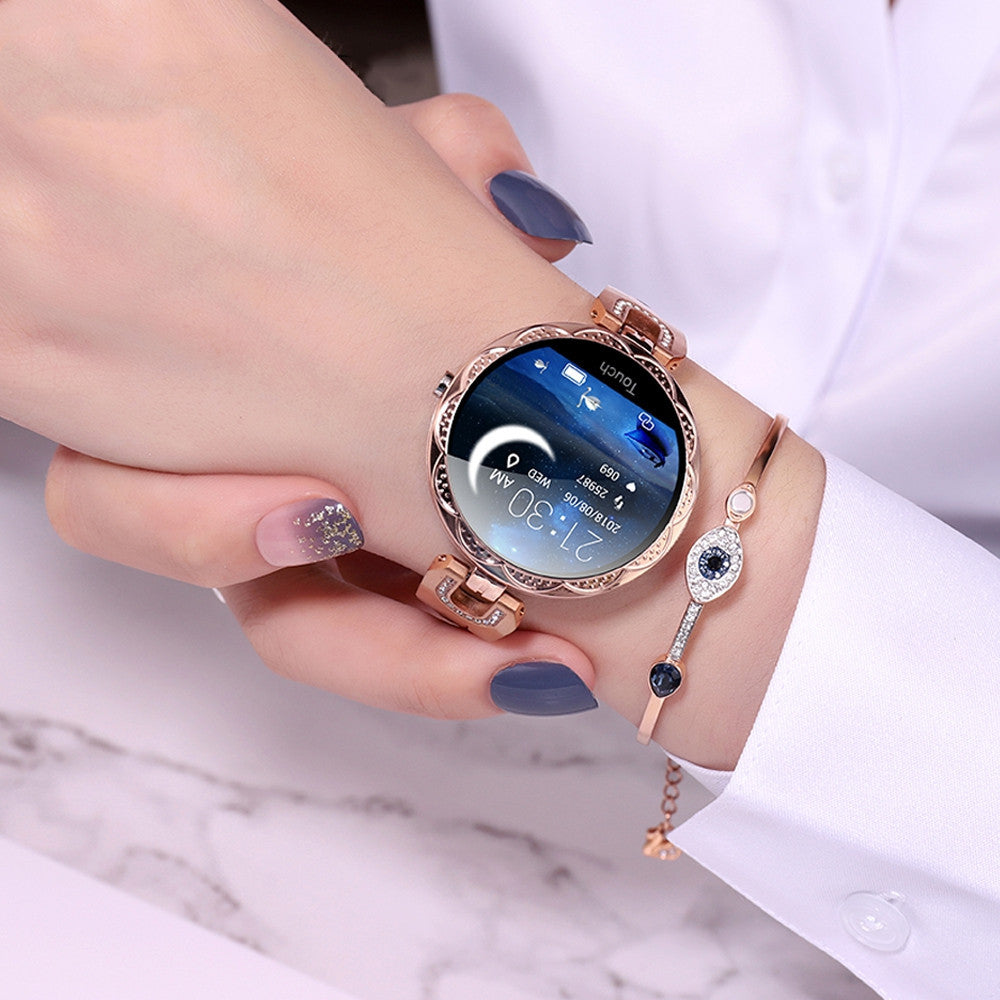 Wearable Device Heart Rate Monitor Sports Smartwatch for Women