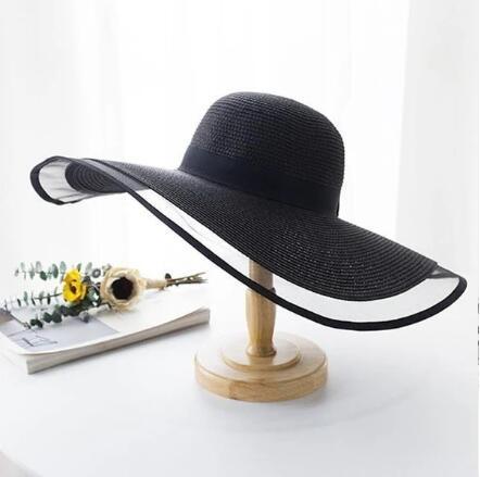 Hepburn hat female Summer sun-shade