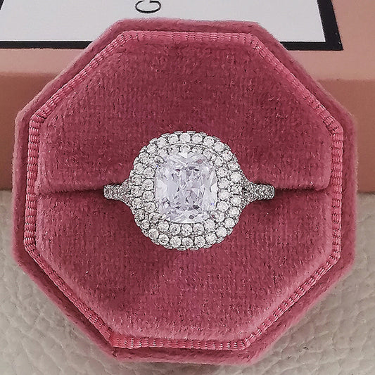 Multicolour Cubic Zirconia Wedding Rings