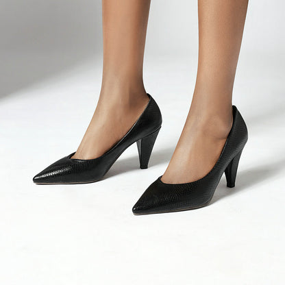 Cone-shaped Pointed Heels