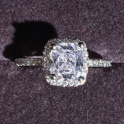 Multicolour Cubic Zirconia Wedding Rings