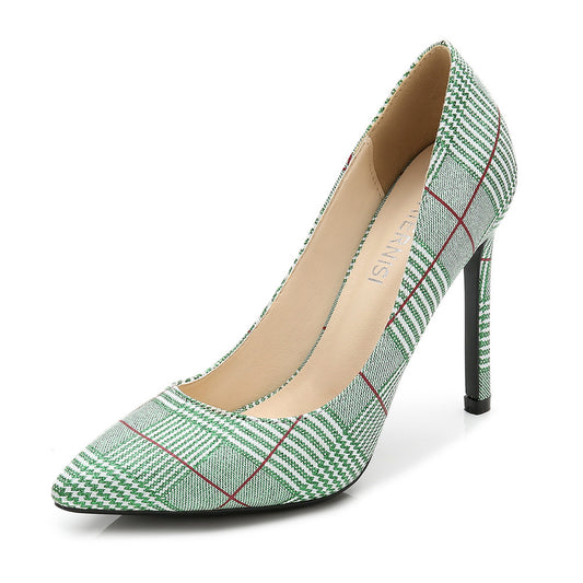 Lightweight houndstooth stiletto