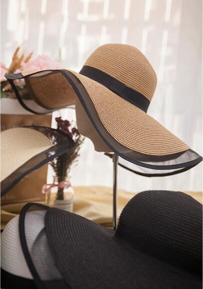 Hepburn hat female Summer sun-shade