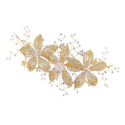 Flower Rhinestone Hair Accessories