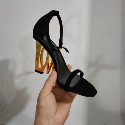 European And American Fashion Sandals With High Heels