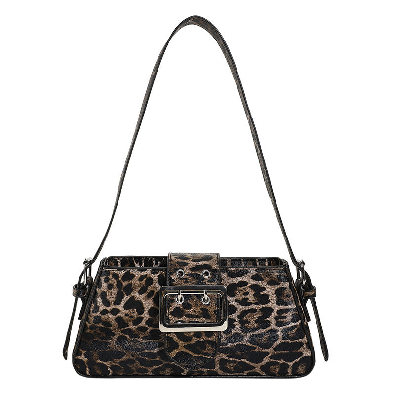 Leopard Underarm Bag Female Personality Trendy