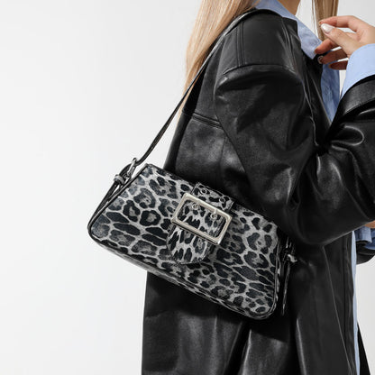 Leopard Underarm Bag Female Personality Trendy