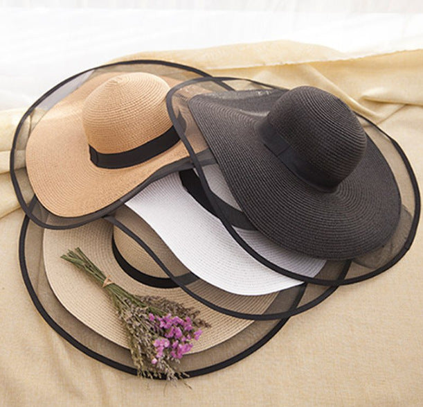 Hepburn hat female Summer sun-shade