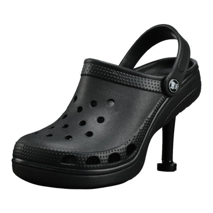 Holes In Women's High Heeled Slippers