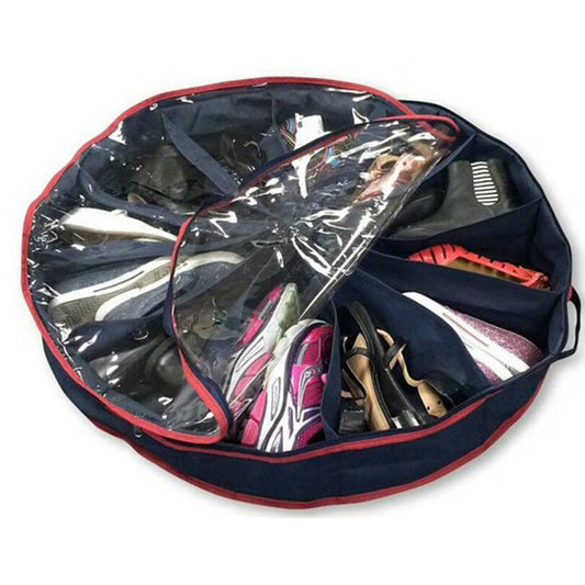 Multifunctional Non-woven Round Storage Shoe Bag