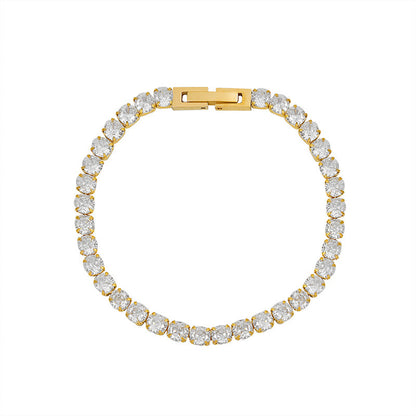 Women's Fashion And Fully-jewelled Zircon Bracelet
