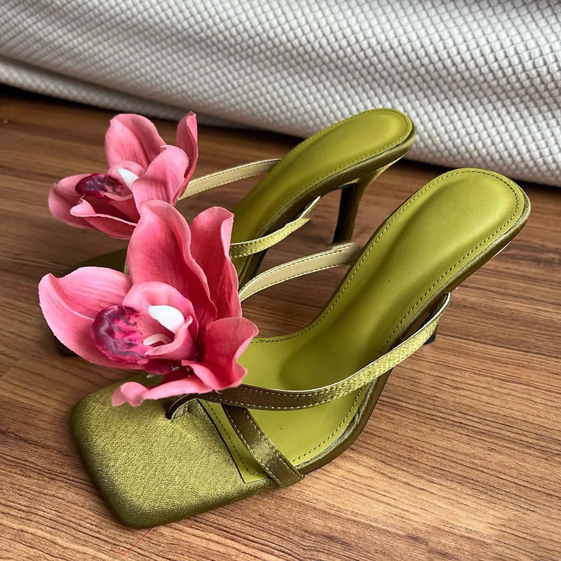 Outer Wear Half Slippers
