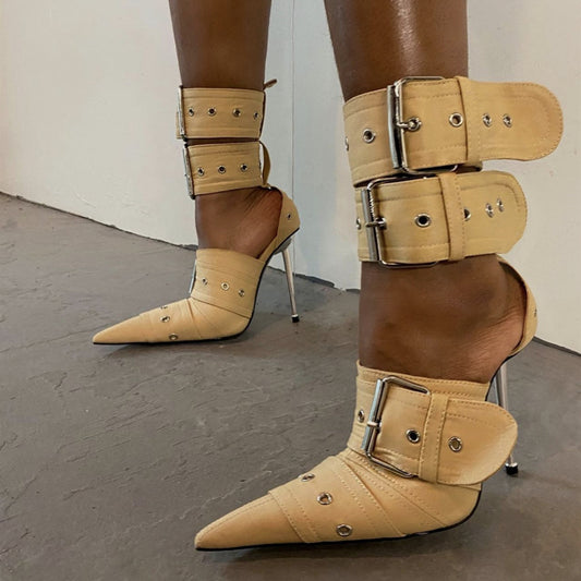 New Closed Toe High Heel