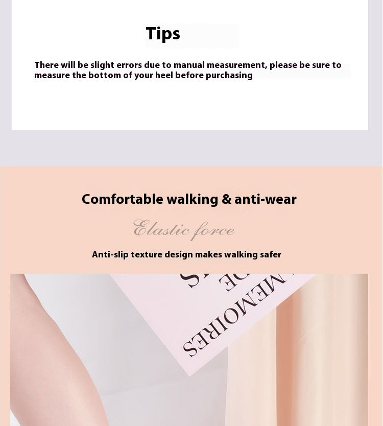 Dance Shoe Silicone Heel Cover