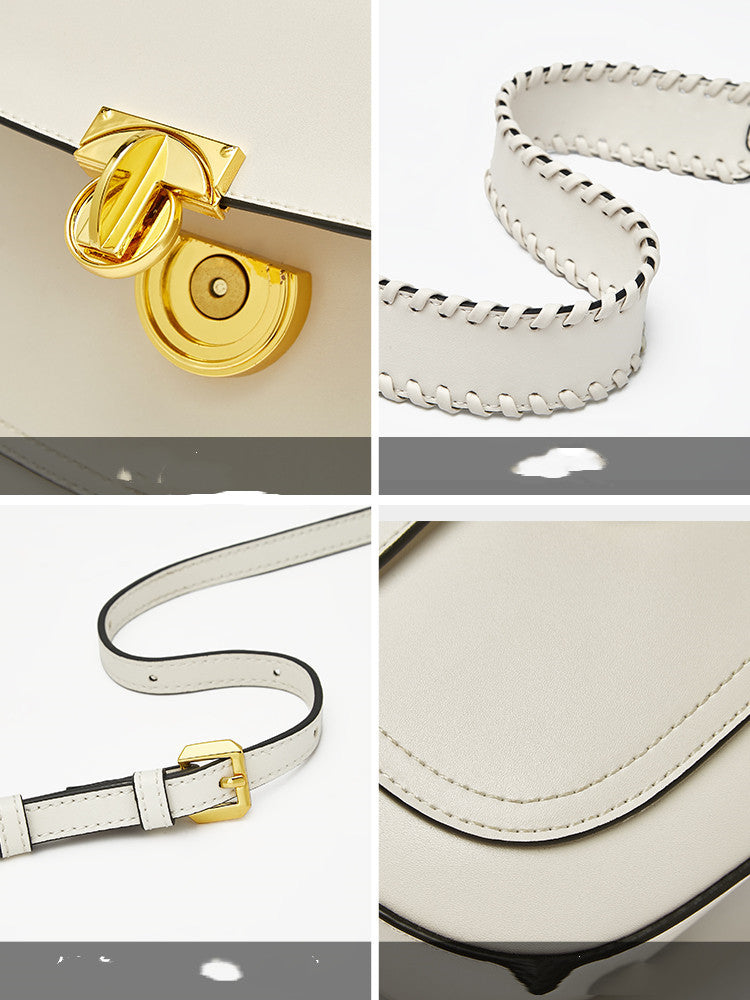 Saddle Leather Women Shoulder Bag