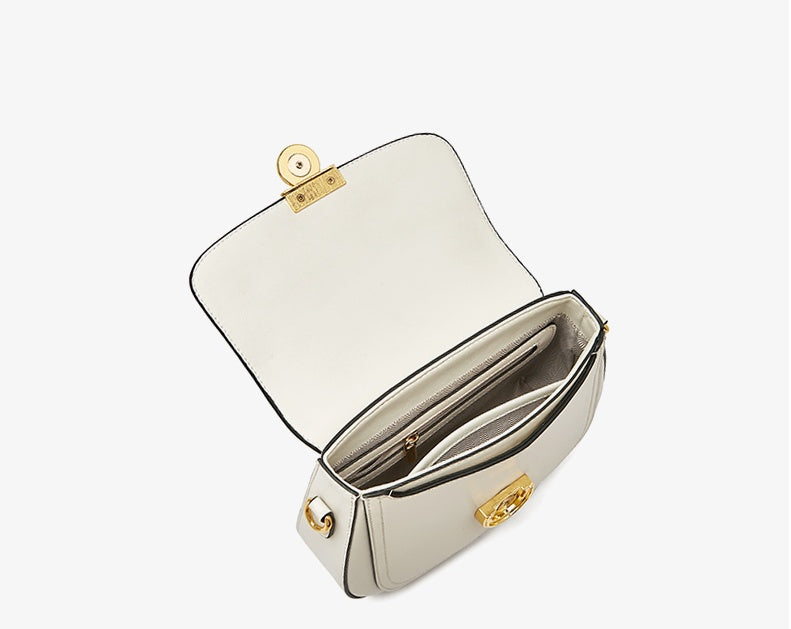 Saddle Leather Women Shoulder Bag