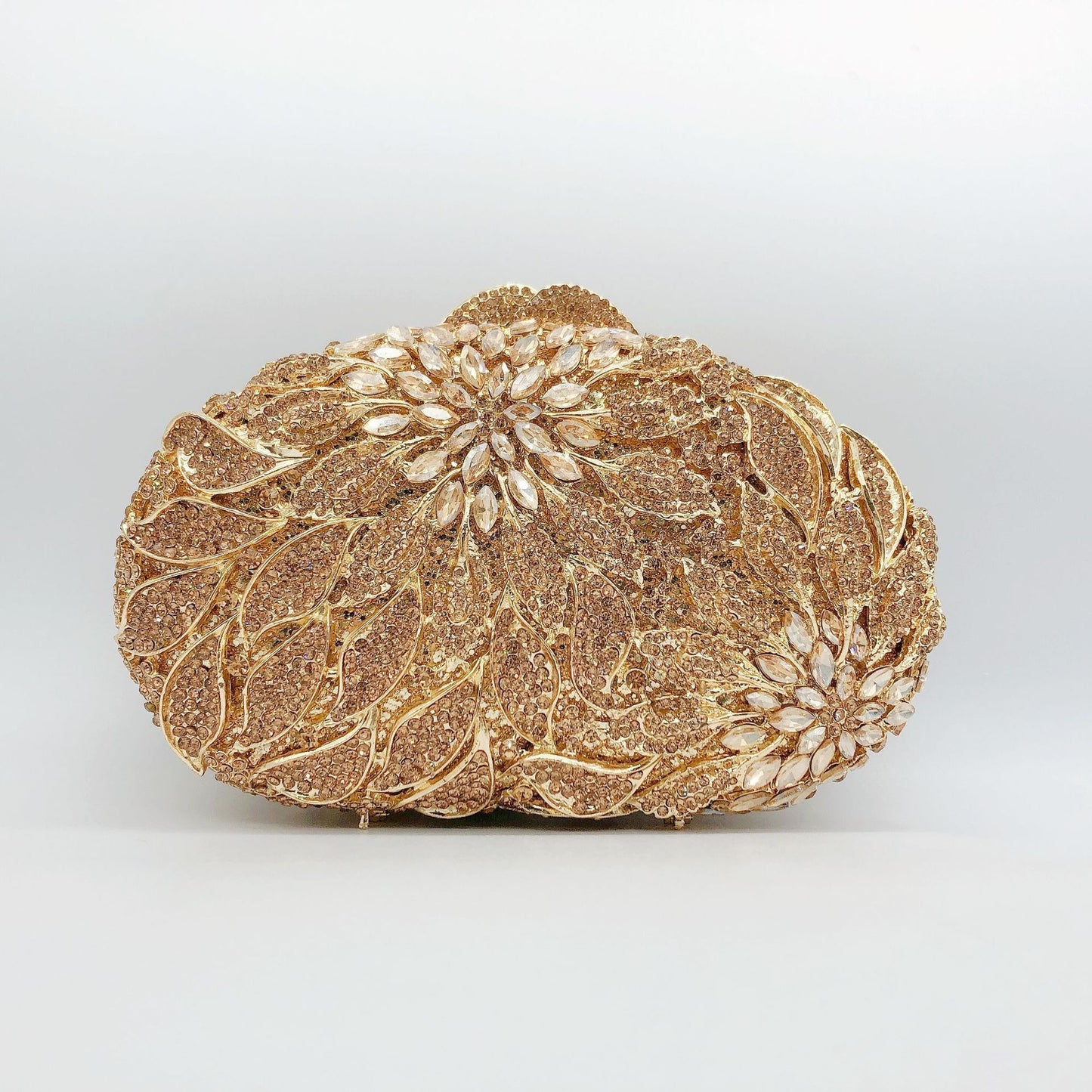 Leaf Flower Inlaid Daimond Bag